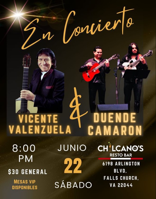 Vicente Valenzuela y Duende Camarón en Concierto