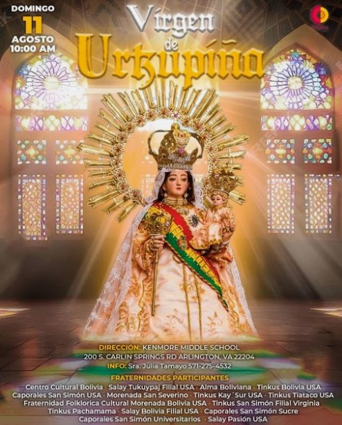 Festividad de la Virgen de Urkupiña,